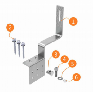 Móc treo mái ngói năng lượng mặt trời 2 #