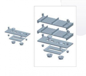 Wire Mesh Cable Tray Aluminium Alloy Solid Line