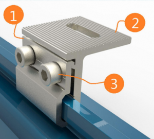 태양 장착 지붕 클램프