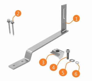 Móc treo mái ngói năng lượng mặt trời 12 #