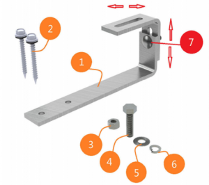 Móc treo mái ngói năng lượng mặt trời 16 #