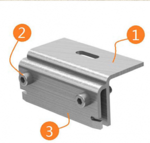 태양 장착 지붕 클램프