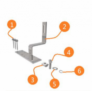 Solar Montaj Kiremit Kancası 1#