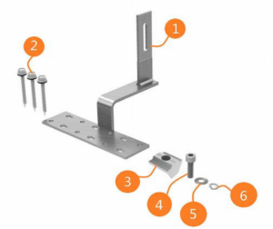 Móc treo mái ngói năng lượng mặt trời 13 #